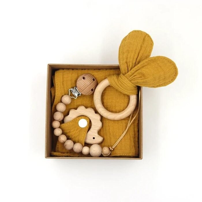 Box moutarde & hérisson bois