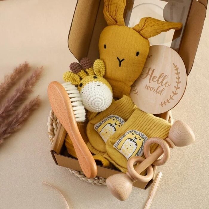 Box Girafe Moutarde