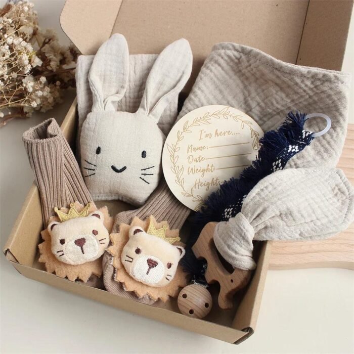 Box Lionceau & Doudou Crème